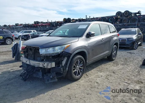 2019 Toyota Highlander Xle из США, поврежденный, VIN 5TDKZRFHXKS562049